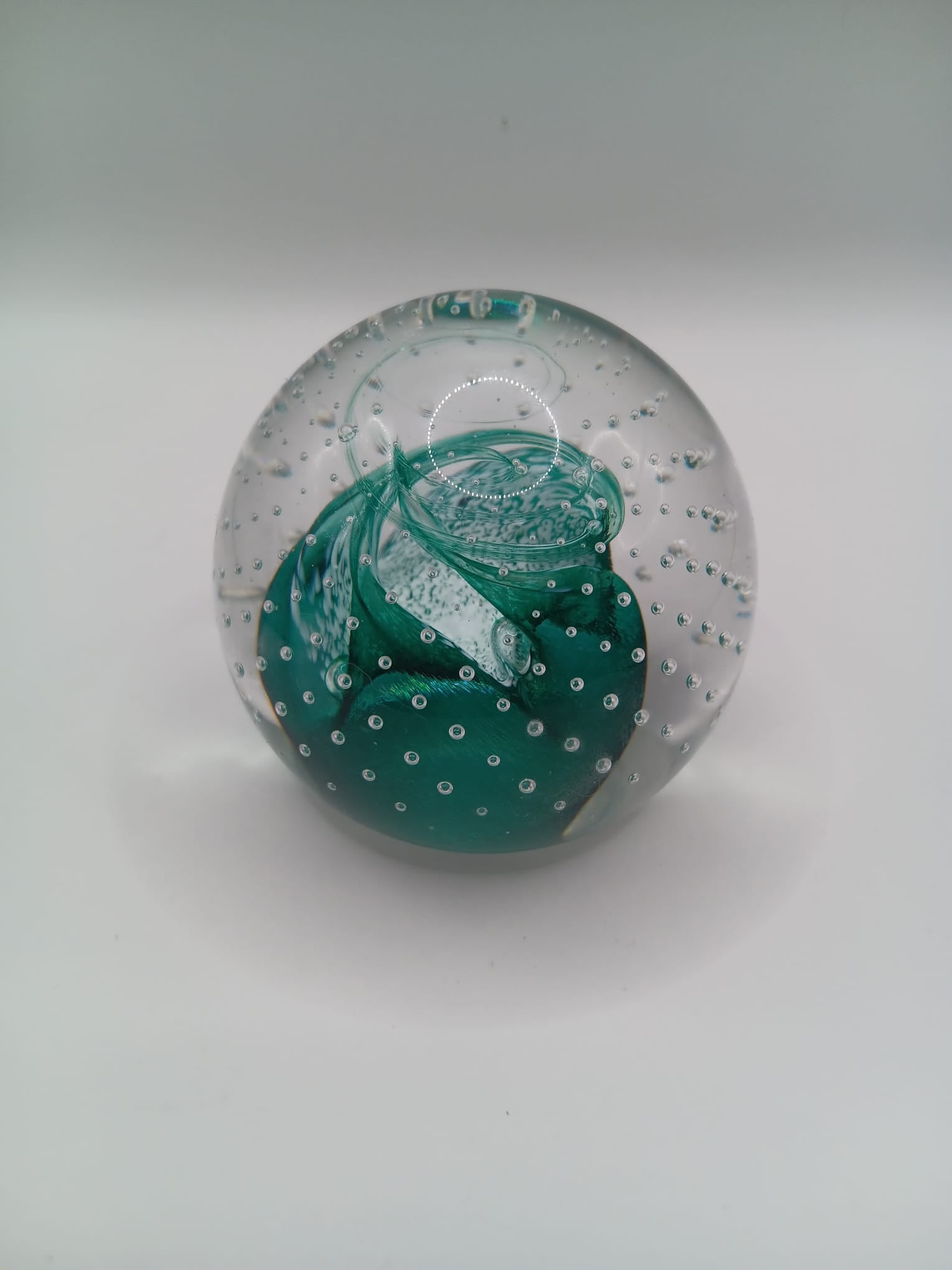 Caithness Cauldron Paperweight - Signed