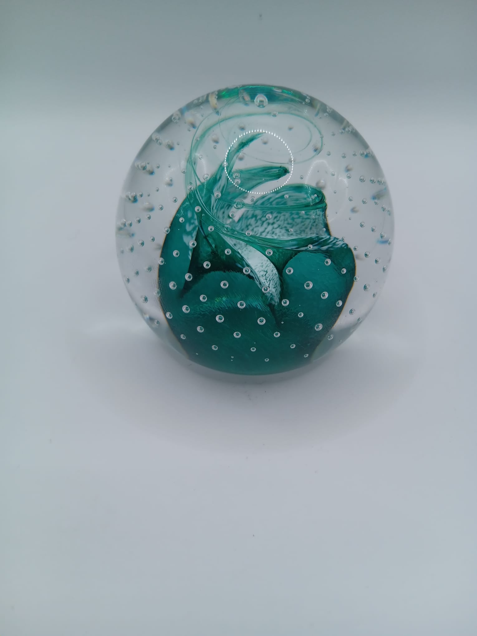 Caithness Cauldron Paperweight - Signed