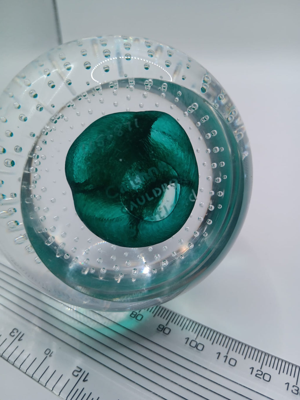 Caithness Cauldron Paperweight - Signed