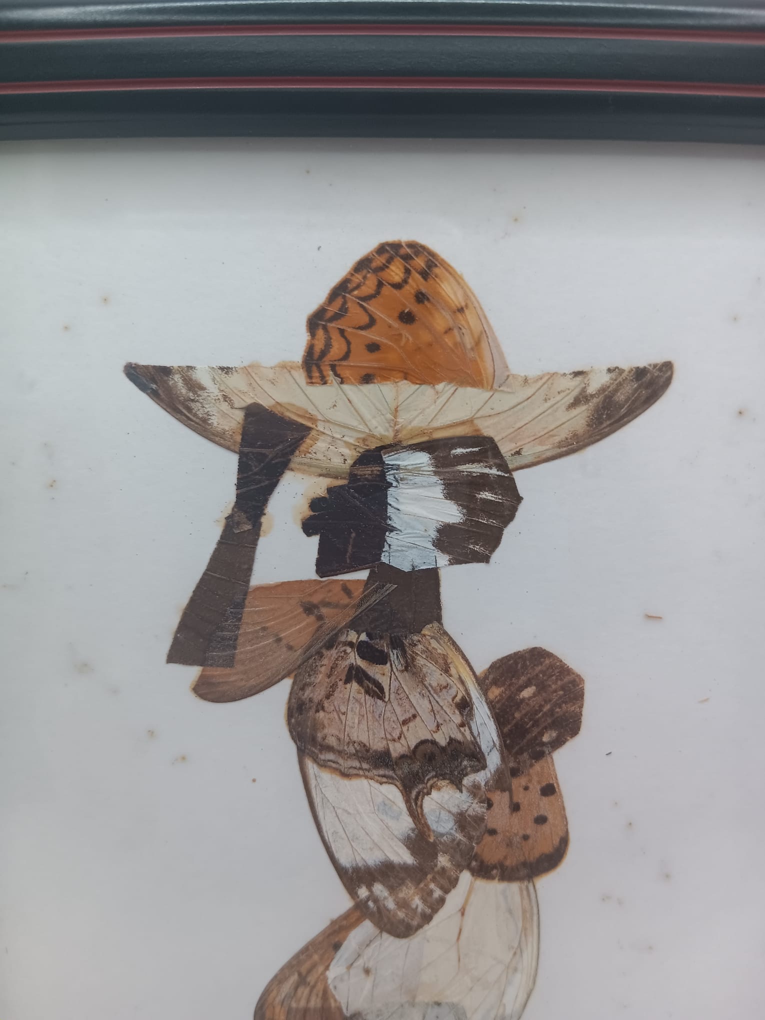 Handcrafted African Butterfly Wing Art Small