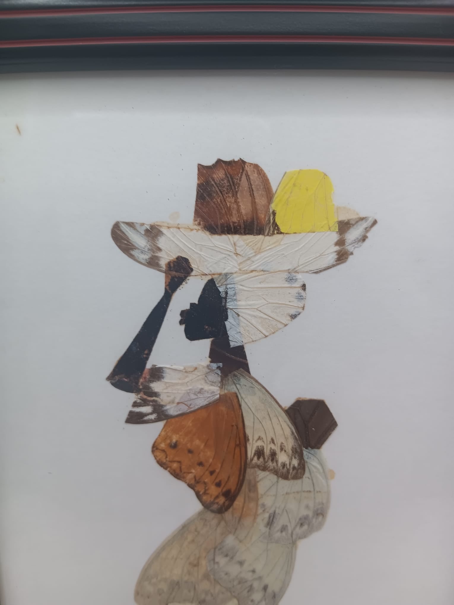 Handcrafted African Butterfly Wing Art Small