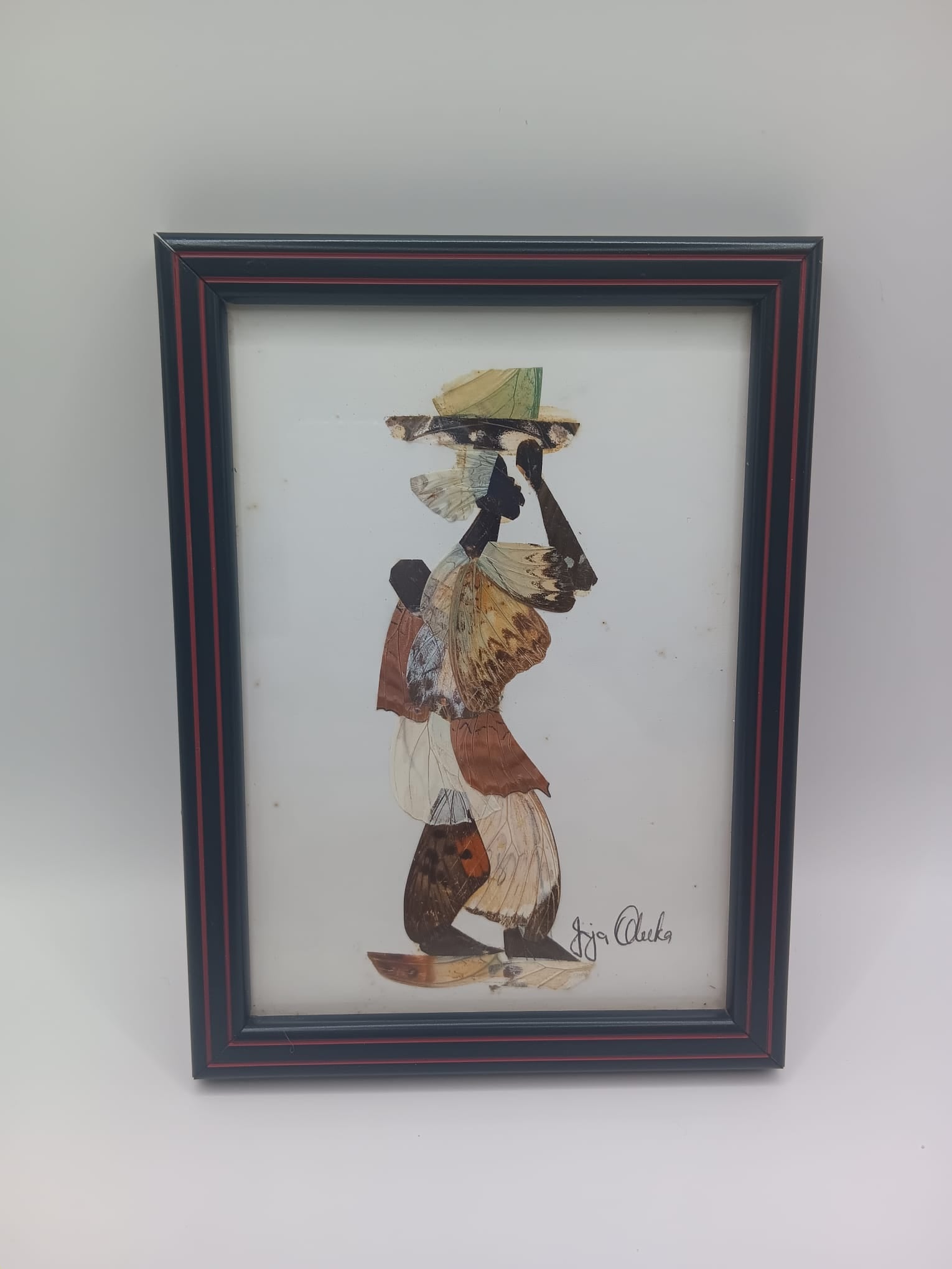 Handcrafted African Butterfly Wing Art Small