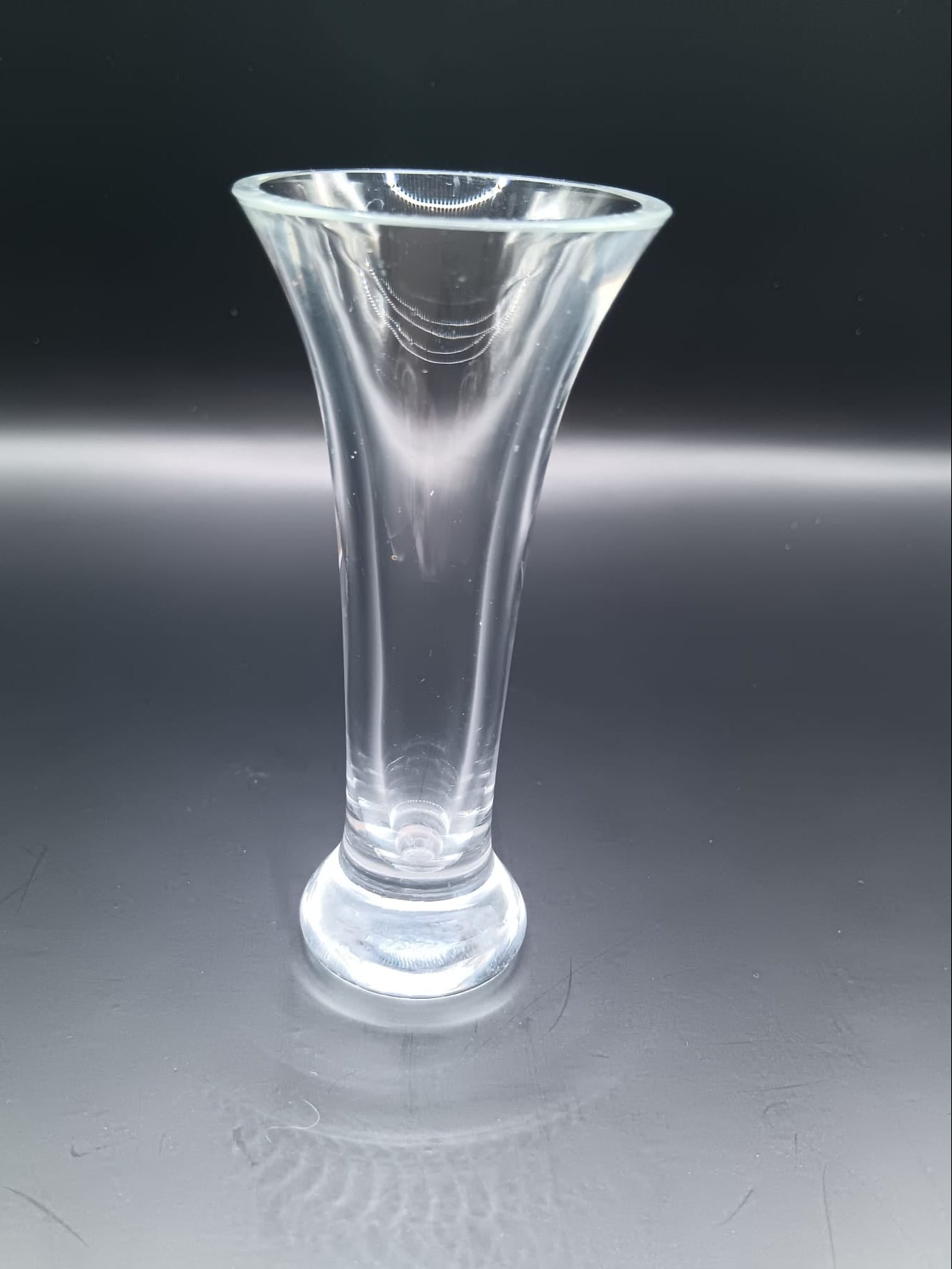 Goebel Small Tulip Clear Glass Vase