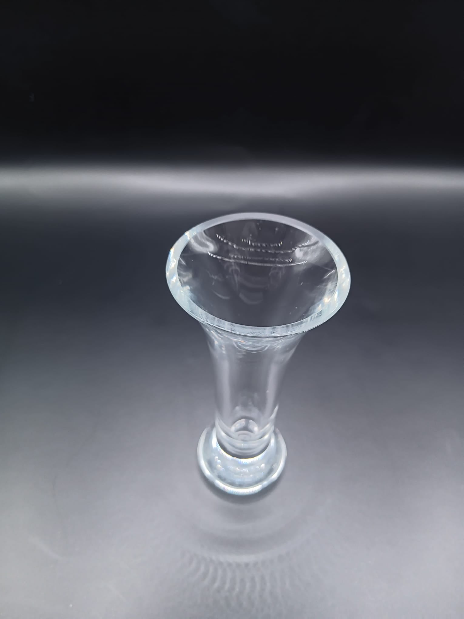 Goebel Small Tulip Clear Glass Vase