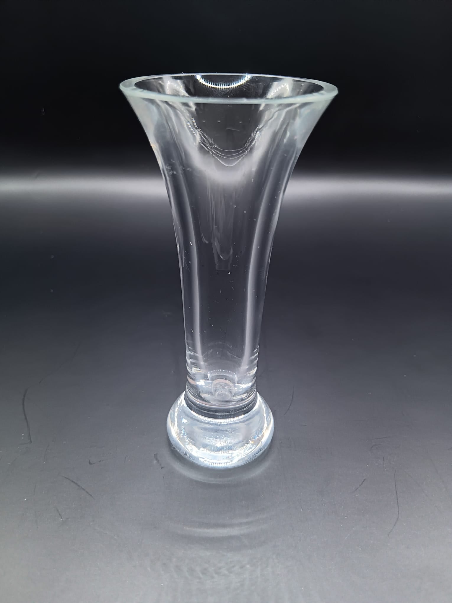 Goebel Small Tulip Clear Glass Vase