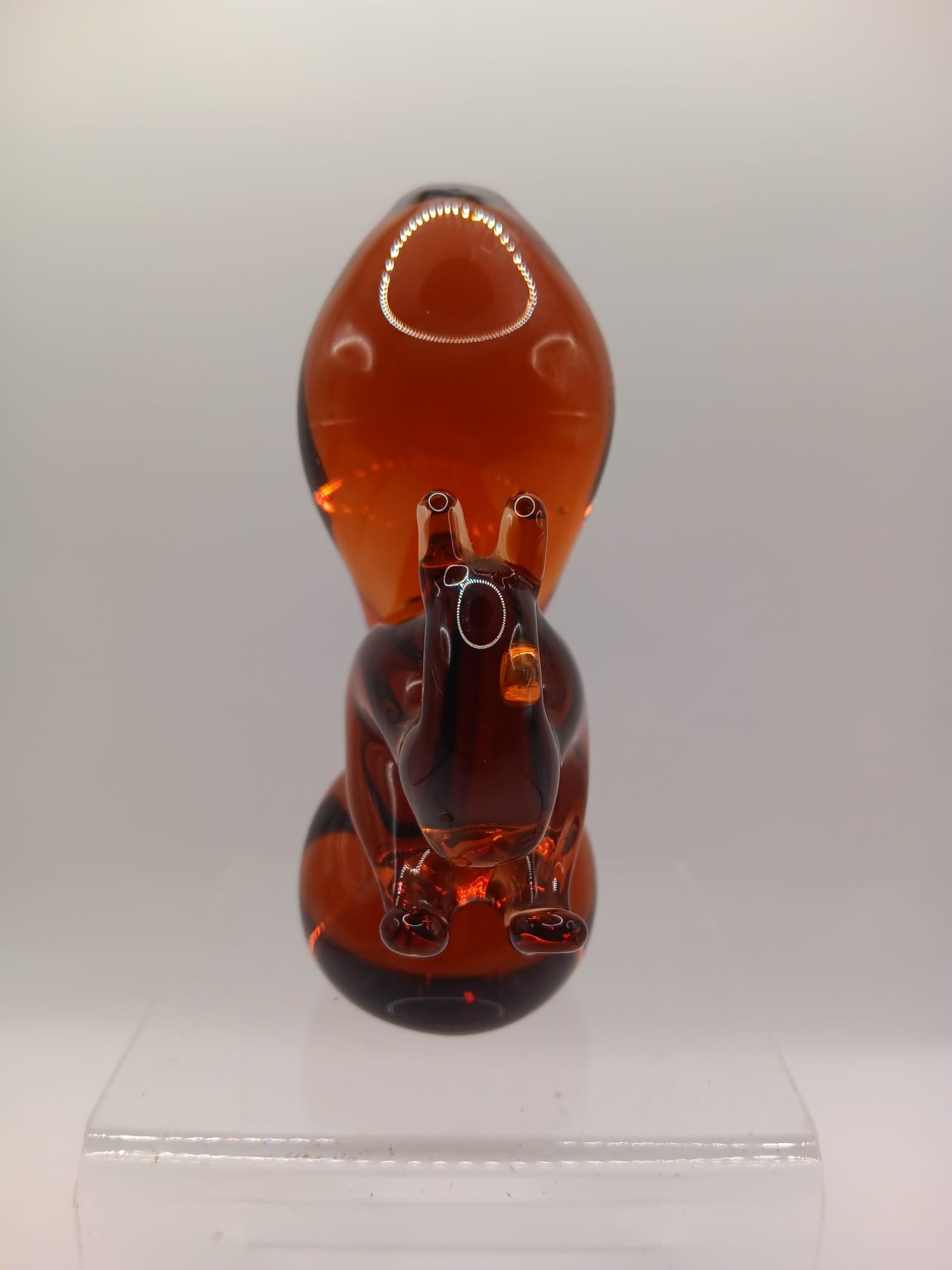 Amber Squirrel Wedgwood Stamped Paperweight