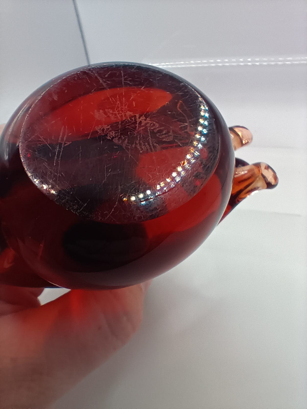 Amber Squirrel Wedgwood Stamped Paperweight