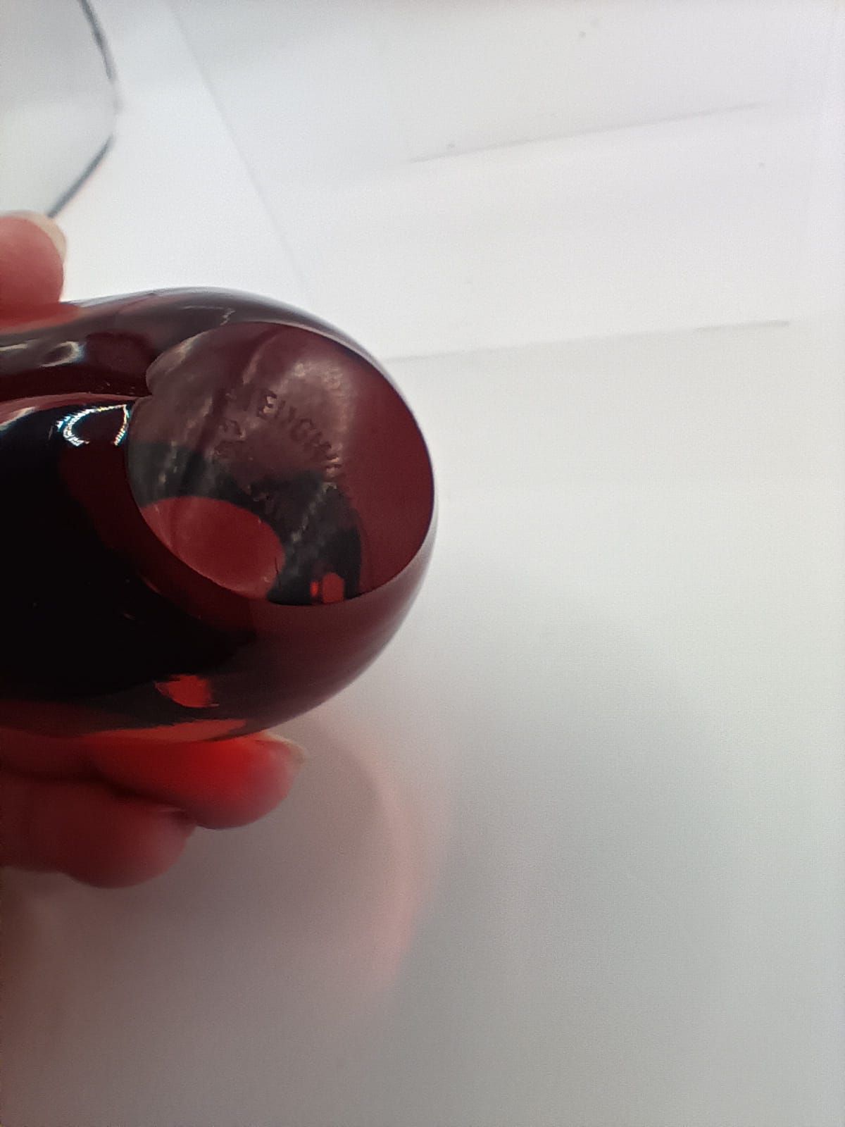 Amber Coloured Wedgwood Bird Paperweight