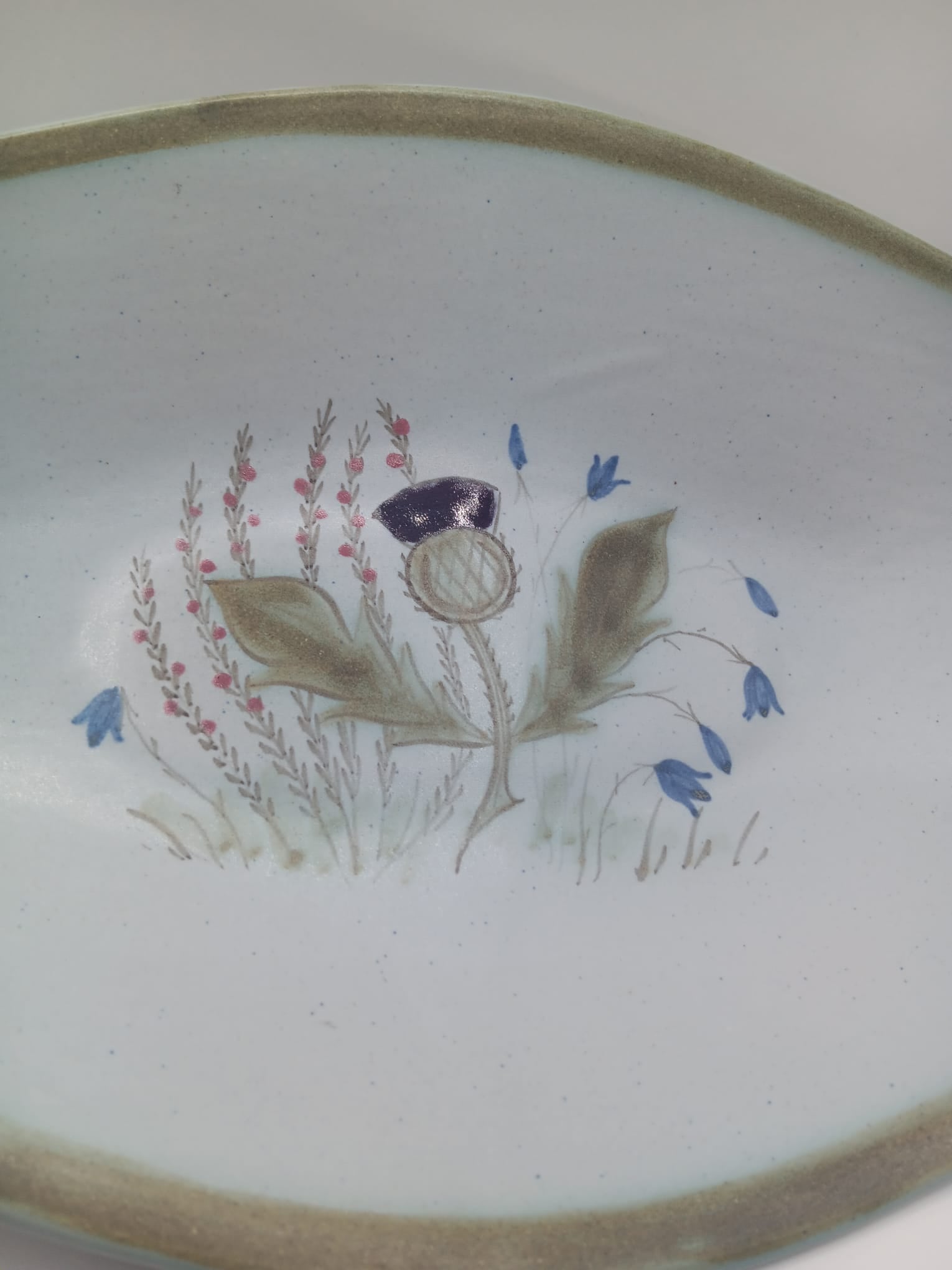 Buchan Pottery, Portobello 16" Thislewear Platter