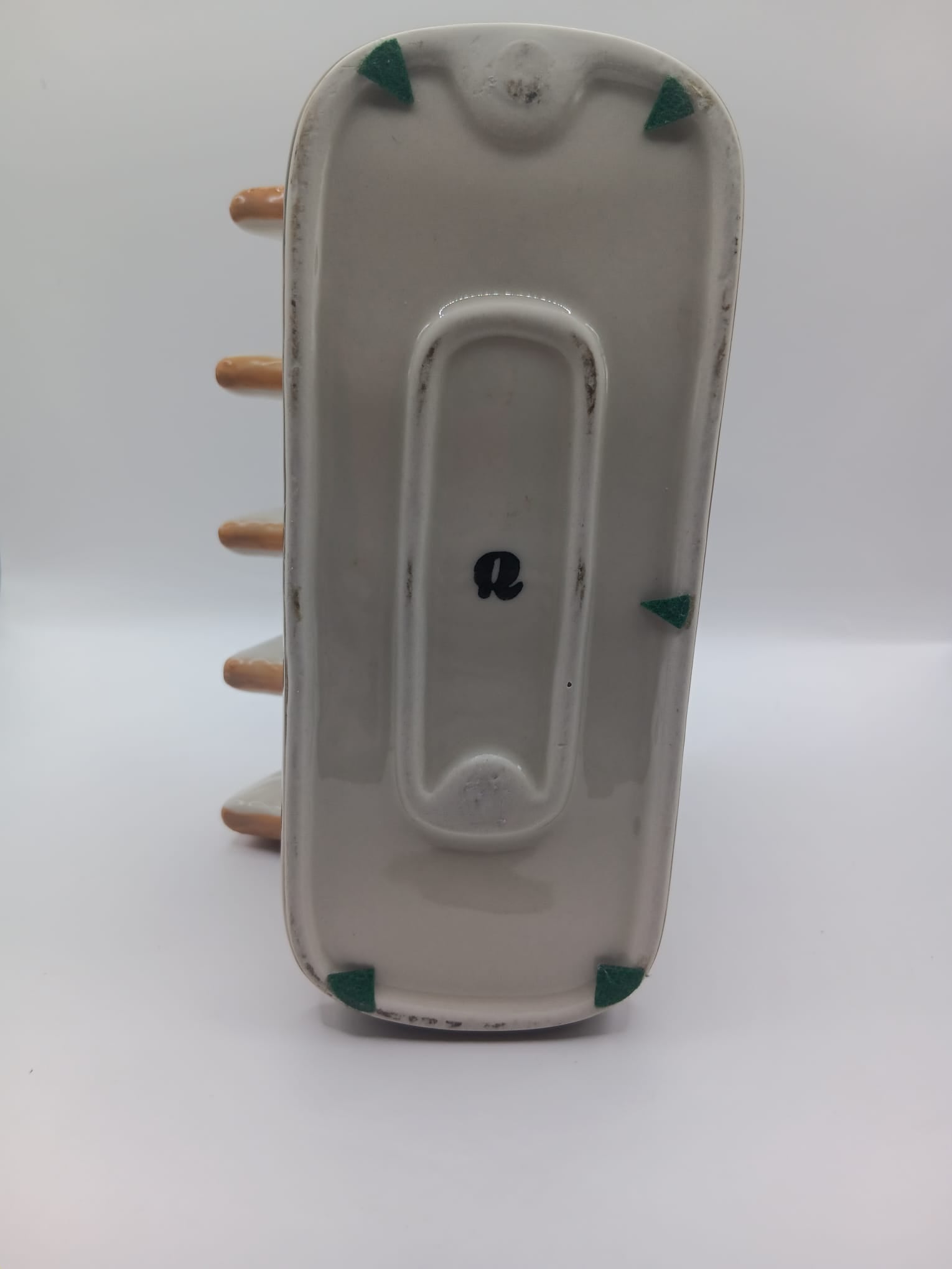 A Quail Ware Chicken 4 section Ceramic Toast Rack - Rare Item