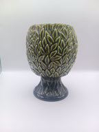 Sylvac 3845 Green Privet Pattern Goblet Vase