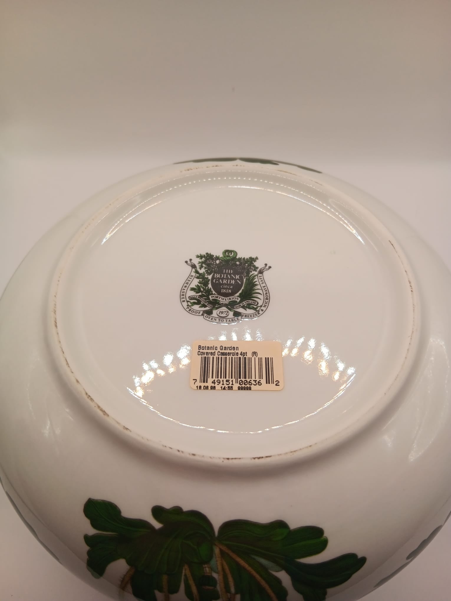 PortMerion Covered Casserole Dish - Botanic Garden 4pt